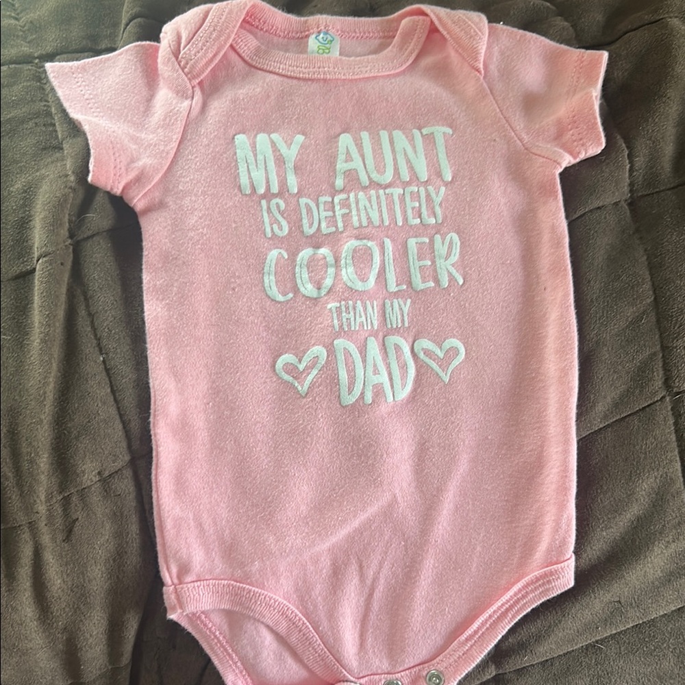 Baby Essentials Pink Bodysuit with Fun Slogan